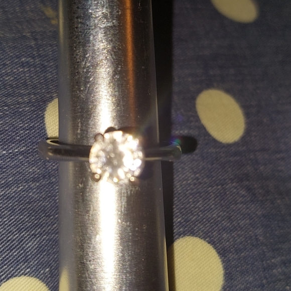 Vintage Silver Solitaire Ring - Picture 8 of 8